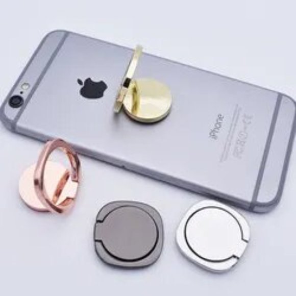 Finger Ring Mini Metal Phone Holder - Picture 3 of 4